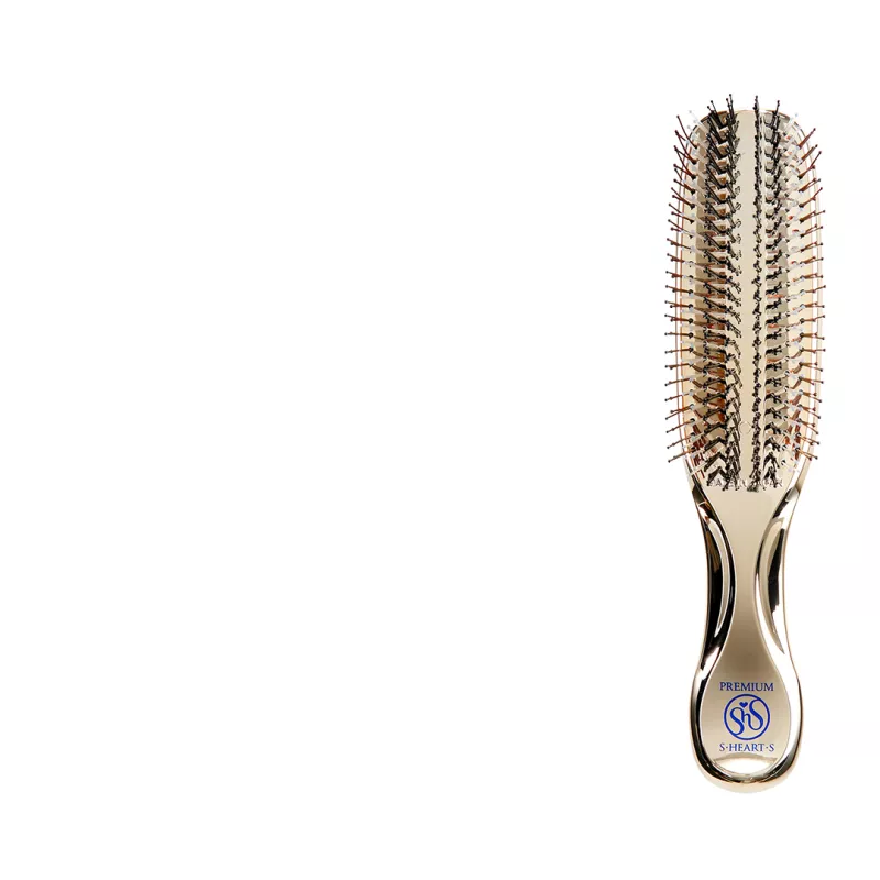 2a692f05a272be1794fc0bffdc3db222 S.HEART.S Scalp Brush World Premium GOLD Long - Image 1