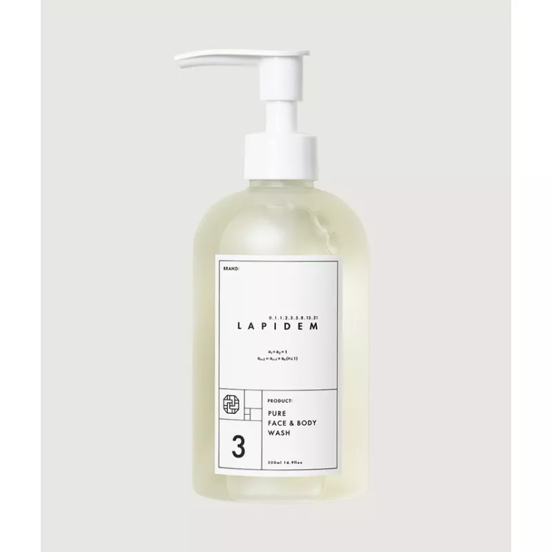 f74ef0fe9495af1f5f1ad9afe5266603 Lapidem Pure Face & Body Wash, 300mL - Image 1